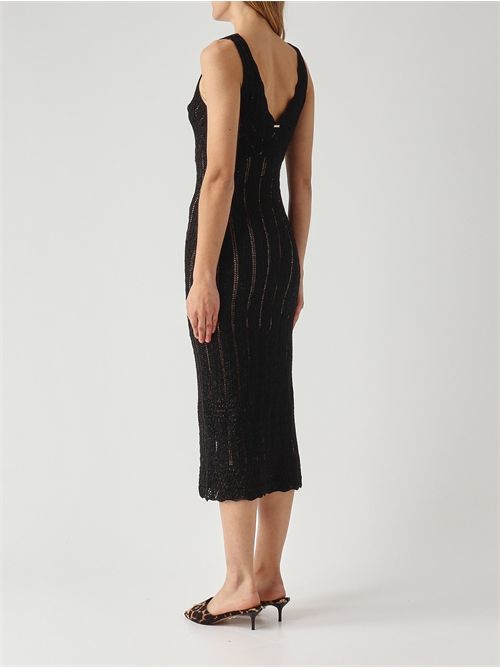Abito lungo fitted in maglia con lurex TWINSET | TT3322/11646